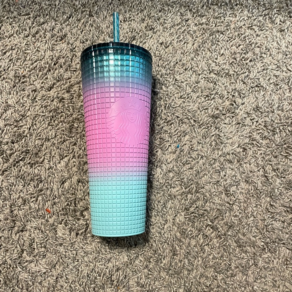 Starbucks Blue and Pink Ombre Tumbler